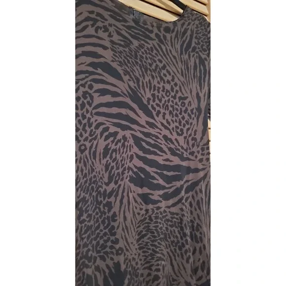 Alice + Olivia SCOOP Cheetah Animal Print Mid Length Fitted Dress - Picture 8 of 10